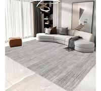 AITROMNI Bedside RugRugs Living Room LargeSimple gray abstract bedroom carpet easy care non-slipAnimal Print RugClearance Rugs180X270CM