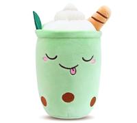 Aitsite Bubble Tea Plush, Boba Plush Fluffy Stuffies Soft Toys Cuddle Pillow Cute Stuff Squish Mallow Plush Toy Fluffy Stuffies Boba Plushies Milk Tea Hugging Pillow Cuddle Cushion