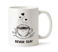 Aitsite Seven-Tea Mug,70th Birthday Mug Gifts for Men Women,Mum 70th Birthday Gifts,Funny Present for Mum Dad Uncle Aunt Wife Friends, Wedding Anniversary Present, 11oz Ceramic Coffee Cup