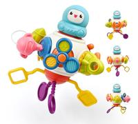 AiTuiTui Baby Montessori Toys for 2 3 Years Boys Girls, Activity Cube Sensory Toys for Toddlers Travelling, Motor Skills Busy Cube Toy for 18 Months Infant Birthday Gifts