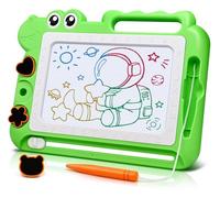 AiTuiTui Dinosaur Magnetic Drawing Board Kids Toys for 2 3 4 5 Years Old Girls Boys Birthday, Color Erasable Doodle Education Learning Kid Age 2-7, Toddler Drawing Travel Toys (Green)