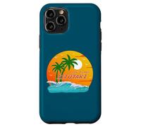 Aitutaki Palm Trees Cook Islands Sun South Pacific Polynesia Case for iPhone 11 Pro