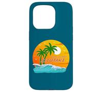 Aitutaki Palm Trees Cook Islands Sun South Pacific Polynesia Case for iPhone 15 Pro