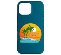 Aitutaki Palm Trees Cook Islands Sun South Pacific Polynesia Case for iPhone 16 Pro Max