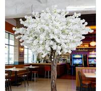 AityBuy 1m/1.5m/1.8m/2m Simulation Artificial Cherry Blossom Tree - Stunning Tree Real Wood Stems - Lifelike Fake Plant For Party Decoration 1.8×1.2m