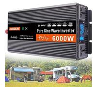 AityBuy 3000W 4000W 5000W 6000W Pure Sine Power Inverter Solar Inverter,Dc 12v To 110v/220v Power Converter,With Digital Lcd Display 6000W-48Vto220V