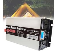 AityBuy 4000w 5000w 6000w 8000w Power Inverter,Pure Sine Wave Inverter,Car Voltage Converter With Display,Car Charger For Camping 4000W-48Vto110V