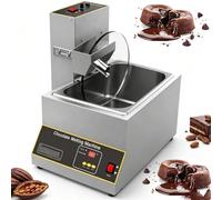 AityBuy Chocolate Tempering Machine, Commercial Chocolate Melting Pot, 1000W 500W 32-203°F Stainless Steel Food Warmer for Chocolate/Milk/Cream Melting and Heating 12KG