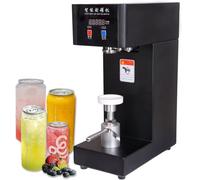 AityBuy Commercial Can Sealer Machine,Electric Can Seamer,Bottle Sealer Machine,180w Cup Sealing Machine,With Counter and Lcd Display,Bottle Can Capping Tools Black