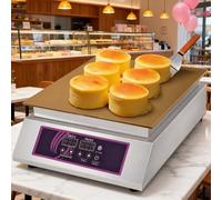 AityBuy Countertop Dorayaki Making Machine,Commercial Electric Griddle,Pancake Soufflé Machine,Digital Temp Control,For Snack Bar Family