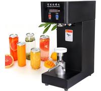 AityBuy Desktop Can Seamer,Commercial Can Sealer Machine,180w Electric Can Sealer,Automatic Aluminum Cans Sealing Machine,Bottle Can Capping Tools Black