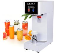 AityBuy Desktop Can Seamer,Commercial Can Sealer Machine,180w Electric Can Sealer,Automatic Aluminum Cans Sealing Machine,Bottle Can Capping Tools White