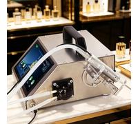 AityBuy Digital Precision Liquid Bottle Filling Machine, 3 Optional Pump Models 1-30ml / 1-100ml, Stainless Steel Portable Quantitative Filler,for Low-Viscosity Non-Particulate Liquids,Lab Use HD1360