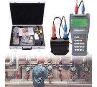 AityBuy Digital Water Ultrasonic Flow Meter,Clamp on Flow Meter,Handheld Liquid Flow Meter,With Clamp on Sensor,For Pipe Diameter Dn15 to 6000mm,Water Flowmeter DN6000