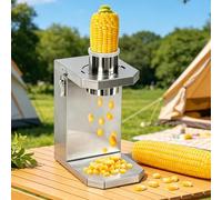 AityBuy Fast Kernel Peeler for Corn on The Cob - 40W Automatic Corn Thresher Machine, Steel Quick Corn Shucker Remover Tool for Restaurant, Farm & Home