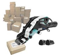 AityBuy Handheld Label Applicator - Manual Sticker Dispenser for Round, Square & Flat Labeling, Compatible with 15-40mm/15-80mm Width Labels 40MM