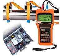 AityBuy Handheld Ultrasonic Flow Meter with with 3 Size Transducer,For Pipe Diameter Dn15 to 6000mm,Portable Clamp on Flowmeter,Digital Liquid Flow Meter DN700