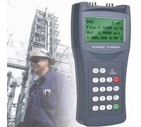 AityBuy Handheld Ultrasonic Flowmeter with Standard Transducer,Portable Liquid Flow Meter with Lcd Display,Water Flowmeter for Pipe Diameter Dn15 to 6000mm DN700