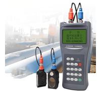 AityBuy Portable Water Ultrasonic Flow Meter,With Lcd Display,High Accuracy Flowmeter,Handheld Liquid Flow Meter,Digital Clamp on Flow Meter,Dn15-6000mm DN700
