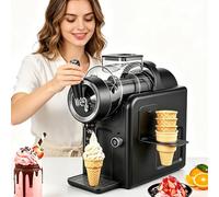 AityBuy Slushie Maker Machine No Ice and Blending Needed,2L Countertop Soft Serve Ice Cream Maker W/ 360° Mixing | with LCD Panel | for Commercial & Home Use Black
