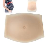 AityBuy Soft Breathable Artificial Fake Belly,Silicone Pregnant Belly 3-10 Month,Realistic Pregnancy Belly Prop,Costume Fake Baby Bump,For Cosplay/Actor/Photography 6monthstwins