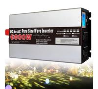 AityBuy Solar Power Inverter - Power Converter With Display - Car Inverter - Pure Sine Wave Power Inverter 4000w/5000w/6000w/8000w 6000W-48Vto110V