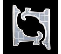 AIUII Resin Silicone Mould 2 Piece 10 Inch Display Stand Picture Frame Holder Silicone Epoxy Resin Casting Mould