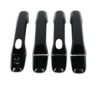 AIUYTRC ABS Glossy Black Outer Side Door Handle Cover Trim | With Smart Hole Compatible With Ford Explorer 2011-2018(Gloss Black)