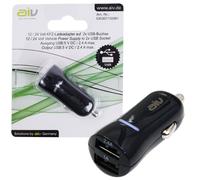 AIV Dual Car Charger 2x USB 3.4A USB Charger 12V 24V Cigarette Lighter