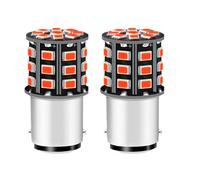 Aivane P21/5W 1157 BAY15D LED Brake Tail Light Bulbs, 12V-24V 2835 33 SMD Bright Red Led Stop Car Bulb Replacement for 1016 1034 1196 2357 2057 3496 7528 Rear Stop Tail Light Bulbs - 2PCS