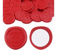 Aiviman 25pcs Christmas Wax Seal Stickers,Red Santa Claus Pattern Self Adhesive Wax Stickers,Great for Gift Wrapping,Wedding Invitaion,Wine Packages,Greeting Card Envelope Decor