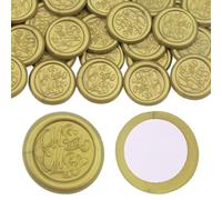 Aiviman 25Pcs Wax Seal Stickers, Green MR and MRS Self Adhesive Envelope Seal Stickers,Great for Gift Wrapping,Wedding Invitation,Greeting Card,Birthday,Valentine's Day
