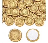 Aiviman 3D Embossed Alphabet Wax Seal Stickers,25Pcs Letter O Self Adhesive Envelope Seal Stickers Perfect for Weddings,Parties,Birthdays,Christmas