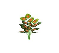 AIVORIUY Artificial Plants Fake Turtle Tree Leaves with Stems 29" Tall Faux Palm Tree Large Imitation Frond Monstera Leaf Tropical Plant Greenery