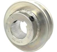 Aivoxe V-Belt Pulley - 1in. Bore, 3in. Outside Dia.