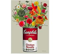 AIVYNA Andy Warhol Poster Canned Tomato Soup Canvas Pop Wall Art Fashion Painting Andy Warhol Prints Andy Warhol Picture Living Room Decor Frameless 60×80cm