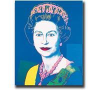 AIVYNA Andy Warhol Posters Queen Elizabeth II Graffiti Canvas Wall Art Andy Warhol Prints Pop Painting Fashion Pictures For Home Decor Frameless 50×70cm