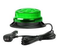 AIVYNA LED Rotating Flashing Strobe Light Emergency Warning Lamp 9-24V Indicator Magnetic Signal Beacon Lights for Car,Green