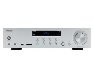 AIWA AMU-120BT Bluetooth Mini Hi-Fi System - Silver, Silver/Grey