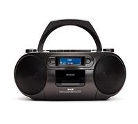 Aiwa BBTC-660DAB/BK: Portable Cassette Radio with CD, Bluetooth and USB, Cassette Recorder, RDS, FM PLL, Dab+, Remote Control, Colour: Black