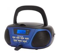 Aiwa Bbtu-300 Boombox Portable Cd Radio In Blue Blue