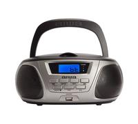 Aiwa Bbtu-300 Boombox Portable Cd Radio In Grey Grey