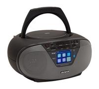 Aiwa BBTU-500DAB/BK - Portable CD Radio Dab+ with 2.4 Inch Color Screen, Bluetooth 5.0, USB, CD/CDR/RW/MP3, Dab+, Colour: Black