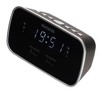Aiwa CRU-19 Black Radio Alarm Clock