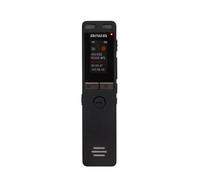 AIWA DVR-A400 Extra Flat Digital Voice Recorder with Stereo Microphone and Built-in 16GB Memory - Black