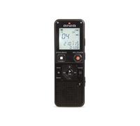 AIWA DVR-A600 Digital Voice Recorder with Stereo Microphone and Built-in 16GB Memory - Black