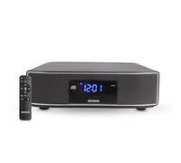 AIWA Exos Home Speaker, Premium 30W RMS Sound System with CD Player, Bluetooth Connectivity, FM Radio, Optical Digital Input, Dual 1” Tweeters + Dual 2” Bass Units, IR Remote Control