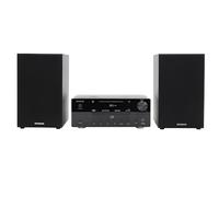 AIWA MSBTU-550 Mini Hi-Fi Stereo System 50W RMS with Bluetooth 5.0, CD/MP3, USB (Playback and Charging), FM Radio, AUX RCA/3.5mm, Hyperbass, DSP, Black