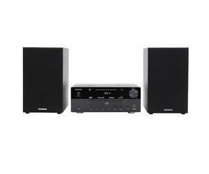 AIWA MSBTU-550 Mini Hi-Fi Stereo System 50W RMS with Bluetooth 5.0, CD/MP3, USB (Playback and Charging), FM Radio, AUX RCA/3.5mm, Hyperbass, DSP, Black