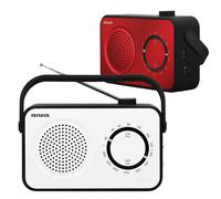 Aiwa R-190 Am/fm Portable Radio In Red Red One Size